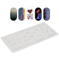 thumbnail image 4 of Nail Stamping Plate Stencils Pattern DIY Nail Art Template for Manicure, 4 of 8