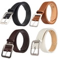 thumbnail image 5 of Men's Stylish Casual Waistband PU Leather Pin Buckle Waist Strap Business Belt, 5 of 7