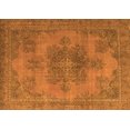 thumbnail image 1 of Ahgly Company Indoor Rectangle Abstract Orange Modern Area Rugs, 7' x 9', 1 of 4