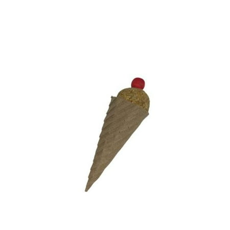 A E Cages Nibbles Ice Cream w/Cherry on Top Small Animal Chew Toy 1ea/One Size