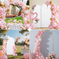 thumbnail image 6 of SUKAIKEQA Metal Arch Stand with Spandex Covers, Wedding Party Decorations (White, 7.2FT), 6 of 6