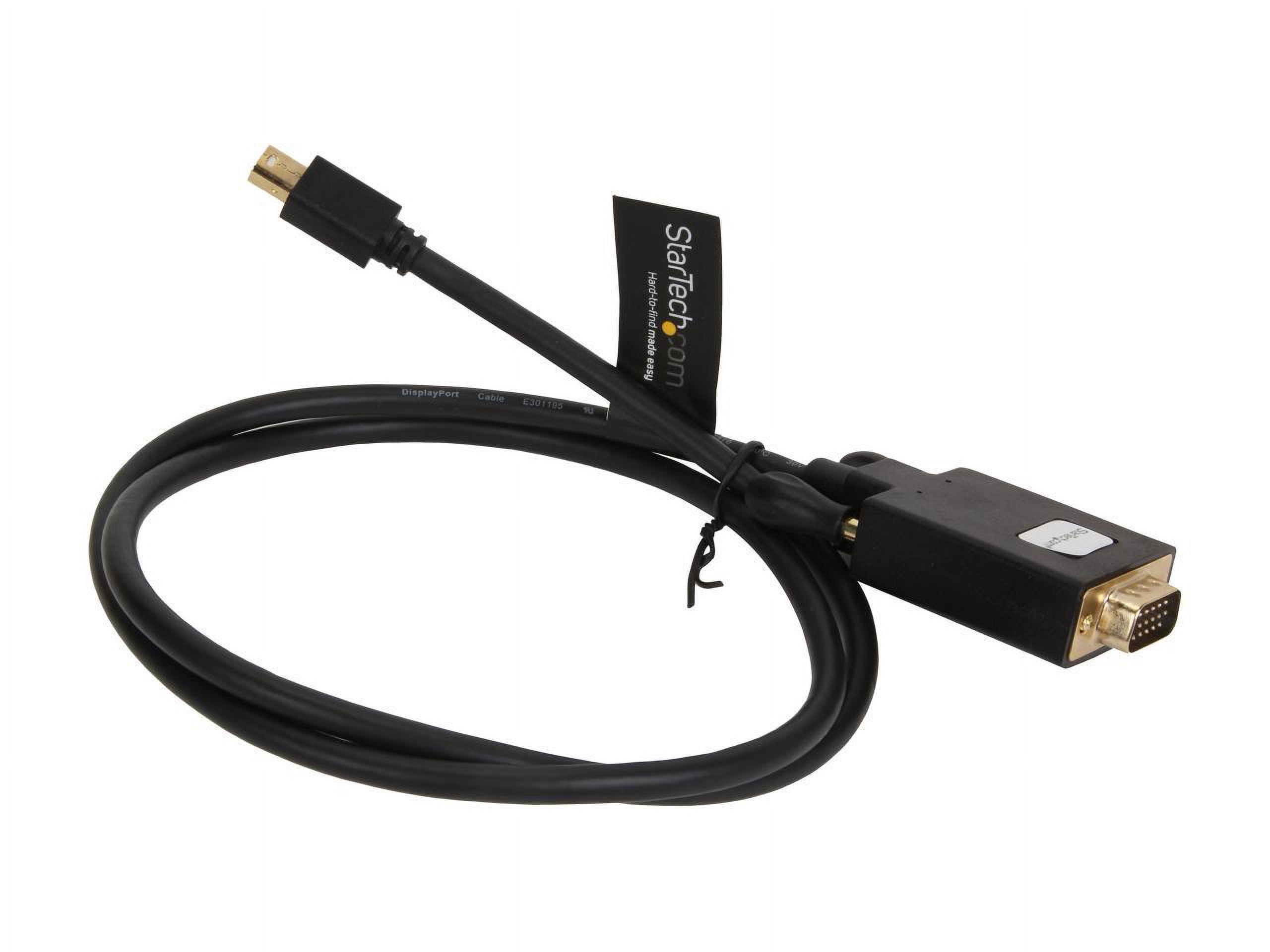 Startech 3 ft Mini DisplayPort to VGAAdapter Converter Cable - mDP to VGA 1920x1200 - Black