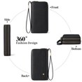 thumbnail image 4 of Wallet for Women Clutch RFID Blocking Leather Wristlet Purse Large Capacity Credit Card Holder with Grip Hand Strap, 4 of 7