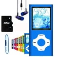 thumbnail image 1 of Reproductor de MP3/MP4, Hotechs Reproductor de Música MP3 con Tarjeta de Memoria de 32GB, Pantalla Digital LCD Clásica Slim de 1,82'', Puerto Mini USB con Radio FM y Grabadora de Voz Levamdar  1,8 pulgadas, 1 of 5