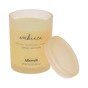 Allswell Embrace (Vanilla + Sugarcane + Almond) Scented 2-Wick Spa Jar Candle 15oz.