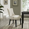 thumbnail image 3 of Modway Marquis 20.5" Solid Rubberwood and Fabric Dining Chair in Light Gray, 3 of 8