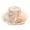 Beige, variant on Fascinators Hats for Women Elegant Flower Organza Fancy Hat Wedding Tea Party Hat Wide Brim Sun Hat