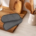 thumbnail image 4 of KAKOWELY refrigerator drip tray 2pcs Mini Fridge Drip Pan for Water Dispenser Absorbent Drip Tray Mat for Kitchen Worktop from Spills and Leaks Reusable Leak Catcher, 4 of 5