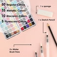 thumbnail image 3 of Set de pintura de acuarela Grabie de 100 colores con accesorios, 3 of 6