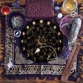 thumbnail image 4 of Pendulum Board Set Wooden Dowsing Divination Board Metaphysical Message Board with Crystal Pendulum Necklace for Witchcraft Wiccan Altar Supplies Kit 12 Signs, 4 of 9