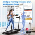 thumbnail image 6 of Folding Treadmill for Home,3 in 1 Under Desk Treadmill for Home&Office,Speed Range 7.5mph,300lbs Weight Capacity, 6 of 7