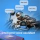 thumbnail image 3 of Auriculares para casco de motocicleta Cateissary IP67 inalámbricos Bluetooth 5.0 2600 mAh, 3 of 6