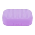 thumbnail image 3 of Unique Bargains 1 Pc Seal Large Soap Holder with Cover Purple Soap Holder for Bathroom 4.41"x3.07"x1.5", 3 of 6