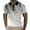 White, variant on Rrunsv Plaid Polo Shirts for Men Men's Short Sleeve Polo Shirts Casual Slim Fit Zipper Plaid Polo T Shirts White,S
