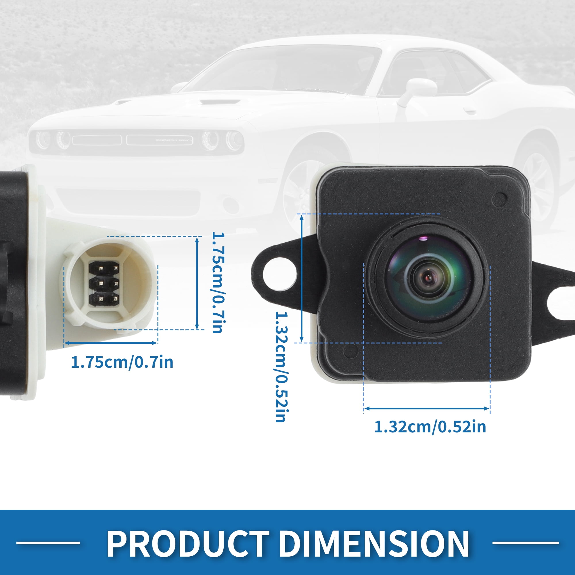 Unique Bargains Rear View Camera for Dodge Challenger 2015-2023 Park Assist Backup Camera