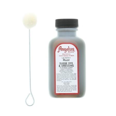 UPC: 0086366520260 | Angelus® Suede Dye  3 oz. Rust