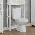 thumbnail image 5 of Alaterre Furniture Dorset 27 in. Wood Toilet Base Cabinet with Storage Compartment, Bath storage Furniture, White, 5 of 10