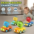 thumbnail image 4 of MOONTOY Press and Go Car Toys for 1 Year Old Boy Gift, Push Toy Car for Toddlers 1-3, Dinosaur Baby Toys 6-12 Months, Infant Play Vehicle Set, Sensory Toys, 1st Birthday Gifts for 1-2 Years Old Boys, 4 of 8