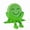 Green, variant on Cute Hanging Sponge Holder, Drainable Kitchen Sink Organizer, Scrub Sponge Stand Storage Rack with Smiley Design, Sink Accessories (Red)