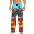 thumbnail image 2 of Halloween Pumpkin King Mens Cotton Pajama Pant Sleep and Lounge Bottons with Pockets, 2 of 7