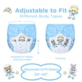 thumbnail image 6 of Littleforbig Washable Adjustable Reusable Waterproof Cloth Adult Diaper Wrap Cover One Size - Astro Babies, 6 of 6