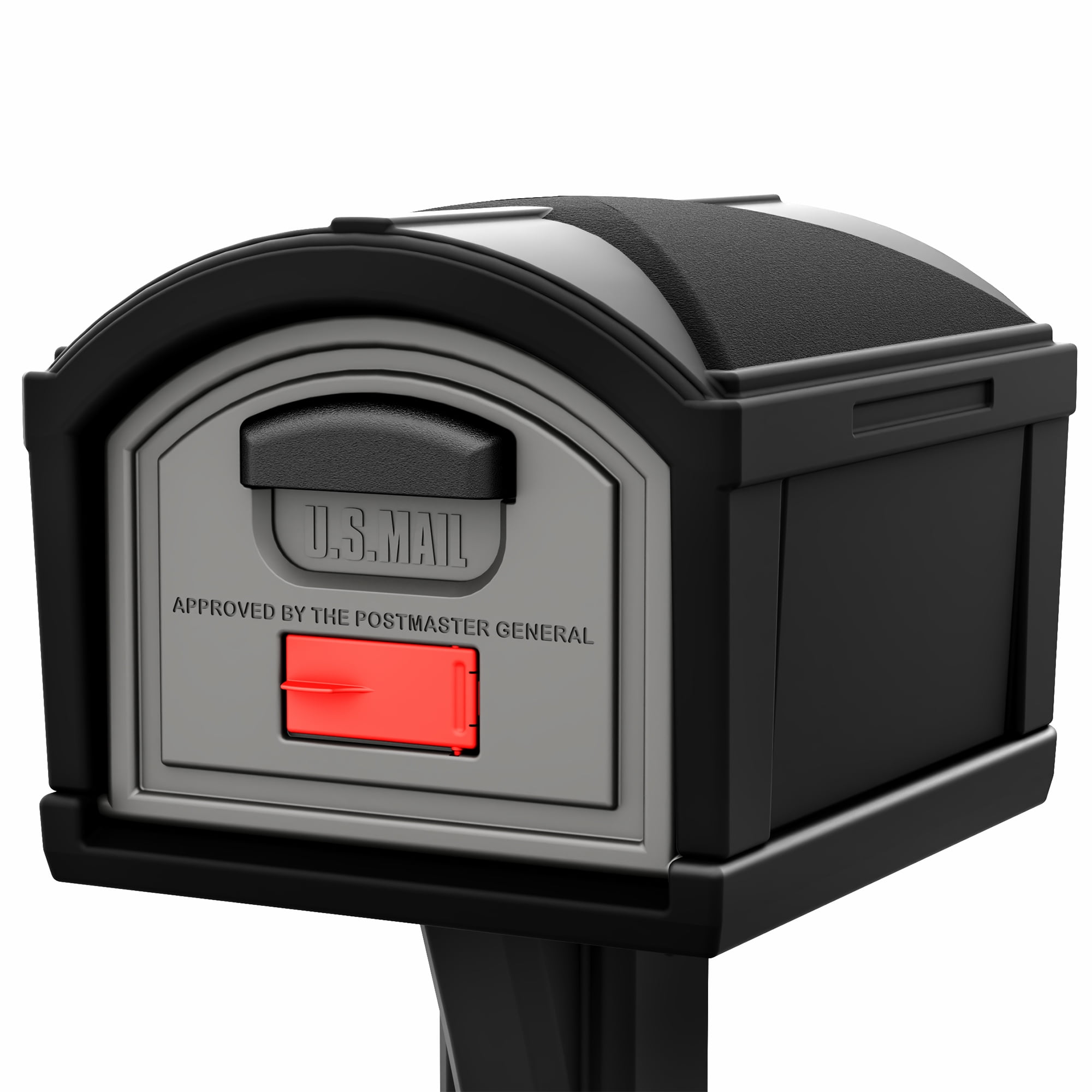 Simplay3, Extra Large Mailbox Top, Black, Fits Standard Mounting