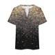 thumbnail image 5 of Plus Size Mujeres Blusas Cuello en V Casual Suelto Verano Blusa de Manga Corta para el Uso Diario Y Casual, 5 of 5