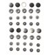 thumbnail image 1 of 10 Sets Snap Fasteners 15mm Metal Button Snaps Press Studs DIY Accessory, 1 of 1