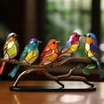 thumbnail image 2 of VONKY Resin Birds Series Home Decoration Unique And Exquisite For Home Add Charm To Home Unique Style 2 Birds, 2 of 6