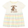 thumbnail image 3 of Inktastic Someday I'll Rock a Beard Like My Daddy-bearded Dragons Girls Baby Dress, 3 of 5