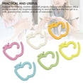 thumbnail image 3 of 24Pcs Crochet Locking Marking Rings, Sturdy Material and Bright Color Easy to Use Metal Stitch Markers for Knitting and Crocheting Accessories, 3 of 7