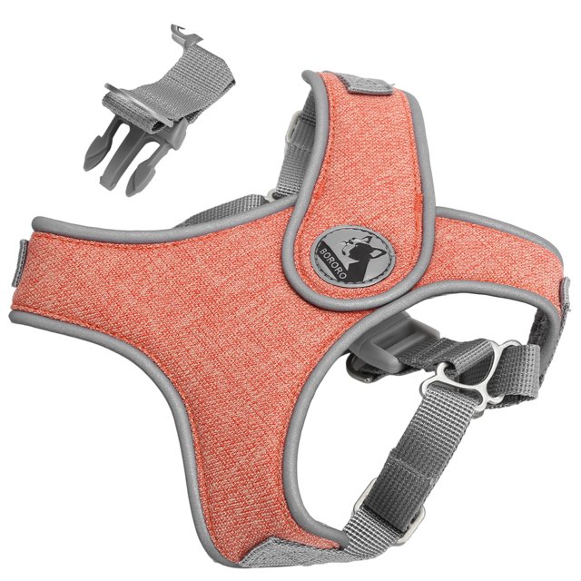 Pet Chest Strap, Walking Leash Adjustable Quick Release Breathable For Walk For Jog Blue,Orange,