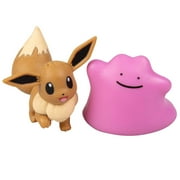 Wicked Cool Toys Pokemon Charizard Eevee Ditto Cubone & Pikachu Action Figures, (5 Pack)
