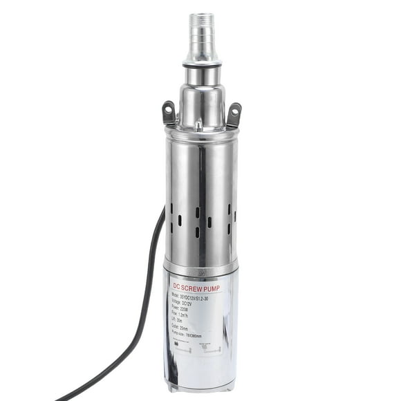 Submersible Pump Kit, Full Copper Motor Stainless Steel Casing Solar Deep Well Pump  for Home Hot Tub