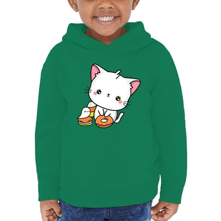 

Cute Vampire Kitten W Donut Hoodie Toddler -Image by Shutterstock 4 Toddler