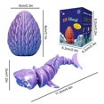 thumbnail image 5 of Sharks Ornament Fish Tank Coffee Table Ornament All Joint Movable Standing Small Gift, 5 of 5
