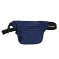 thumbnail image 5 of DALIX Fanny Pack w/ 3 Pockets Traveling Belt Pouch Waist Wallet Concealer Navy Blue, 5 of 5