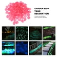 thumbnail image 3 of Greenadscape 100Pcs Luminous Pebbles Glowing Pebbles Polystyrene Resin for Homeowners Garden Pebbles Design, 3 of 5