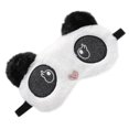 thumbnail image 2 of 1 Pc Creative Eye Patch Plush Shading Patch Cartoon Snap Eye Mask (Black), 2 of 8