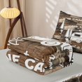thumbnail image 5 of Manfei Kawaii Camper Zipper Full Size Comforter Sets with Fitted Sheet and 2 Pillowcases,Cartoon Adventure RV Accessories Zipper Bedding Set,Brown White,Reversible, 5 of 7