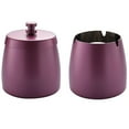 thumbnail image 5 of Riguas U-groove Stainless Steel Detachable Ash Holder with Lid Creative Funnel Windproof Car Ashtray Cup Home Decor, 5 of 8