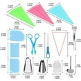thumbnail image 2 of Cake Decorating Tools For Baking Piping Bags Tips Set Frosting Bags Cupcake Kit For Cookie Fondant Pastry Bags Reusable With Tips Holder, 2 of 7