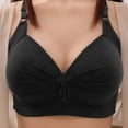 thumbnail image 4 of Admvng Bras for Women No Underwire Lace Flower Gathered Together Large Size Daily Bra Underwear No Rims XS-4XL, 4 of 4