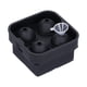 thumbnail image 1 of 2 moldes para hielo, 4 rejillas, reutilizables, de silicona elástica, para hacer cubitos de hielo, color negro, 1 of 5