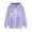 Purple, variant on YUGYXL Women's Fashion Heart Print Hoodies Long Sleeve Drawstring Hooded Sweatshirt with Pocket Going Out Comfy Clothes Black L