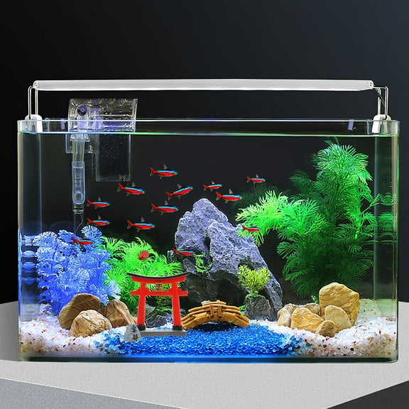 SWETRACE 1 Set Gate Shape Resin Aquarium Decor 2.87X2.75X0.67In For Art Collectors