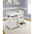 Badger Basket Modern Baby Changing Table with Hamper and 3 Baskets