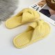 thumbnail image 3 of Zapatillas De Pana Toboganes de felpa suave de pana para mujer, toboganes antideslizantes para parejas en interiores (amarillo 38-39), 3 of 7