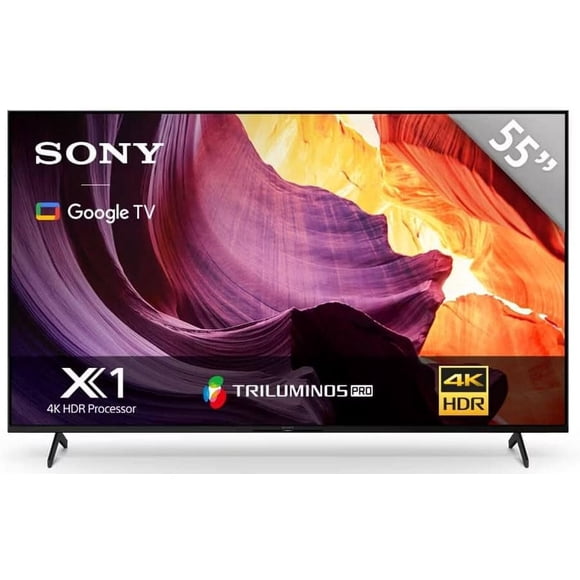 Television Sony Pantalla LED 55" tecnología 4K X-Reality Ultra HD, (HDR), Smart TV