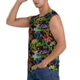 thumbnail image 3 of Fotbe Game Joysticks Men's Camiseta sin Mangas Estampada para Hombres, Playera Casual para Gimnasio, Entrenamiento, Playa-Medium, 3 of 7